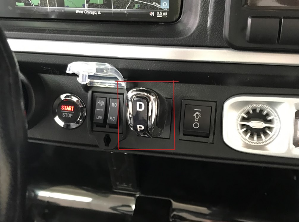 Nadomestni del prestavna ročica za električna vozila G63