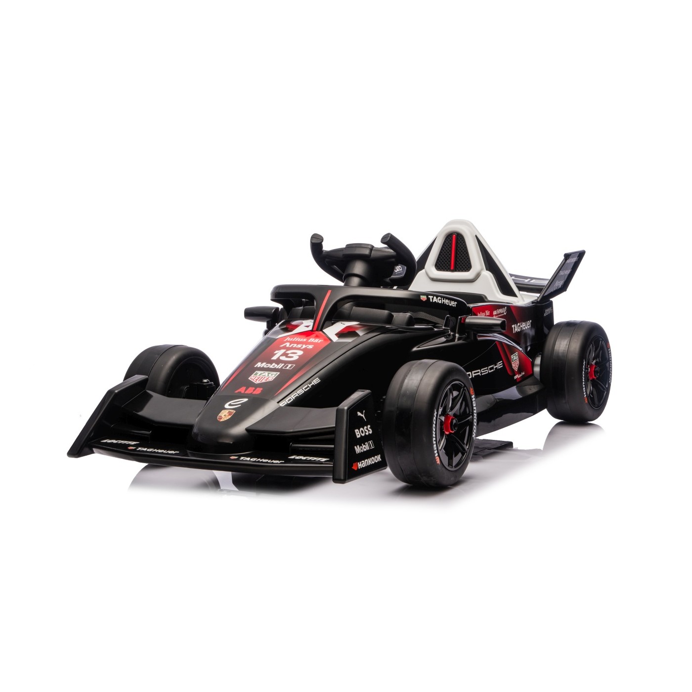Električni avto Formula E Porsche rdeče