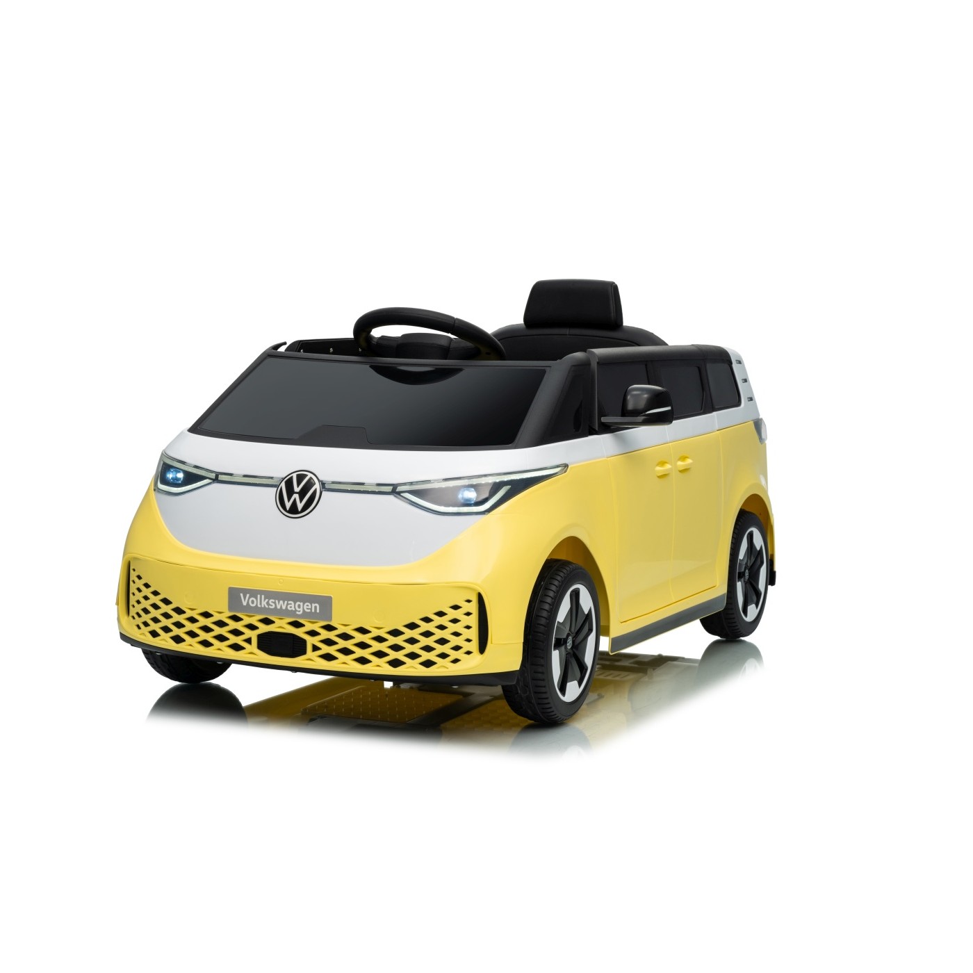Električni avto Volkswagen ID BUZZ rumene barve