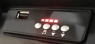 Glasbena plošča za električno vozilo 12V