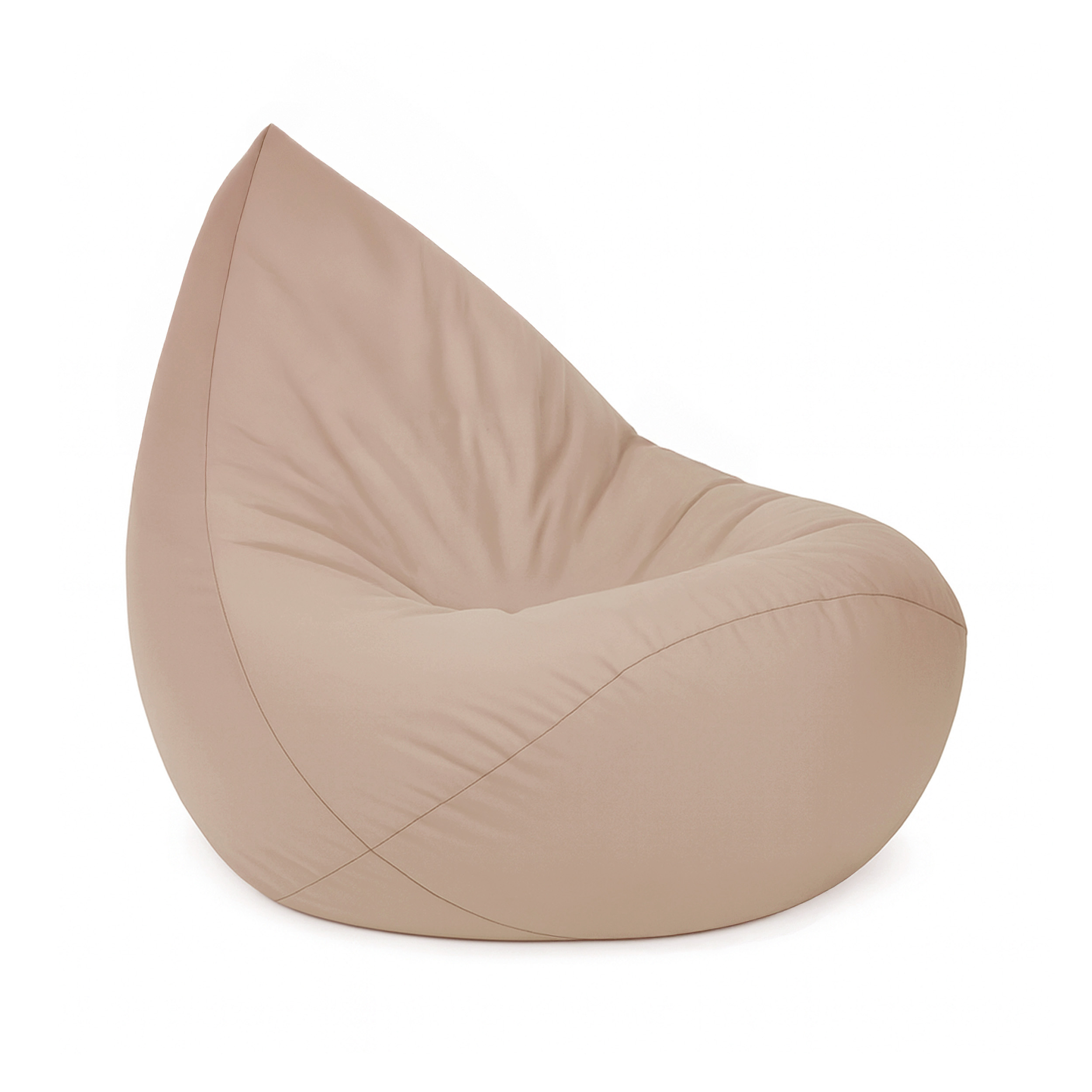 PLUSH NEST Zunanja sedežna vreča Sako vodoodporna bež (velikost S)