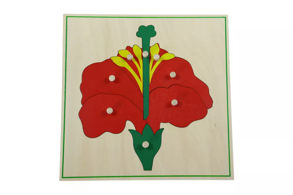 Moyo Montessori Puzzle - Roža