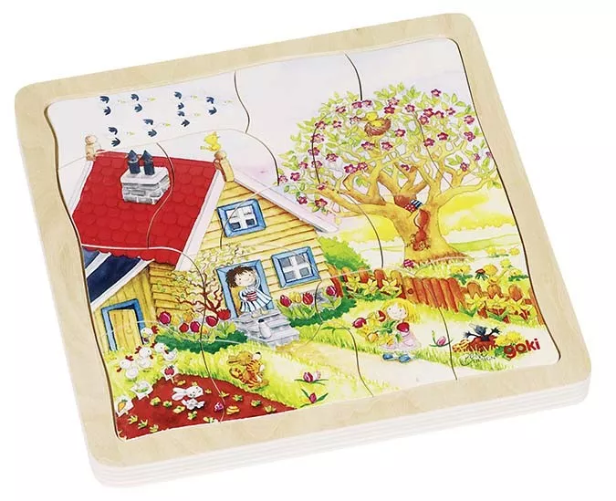 Goki Večplastne puzzle - Letni časi