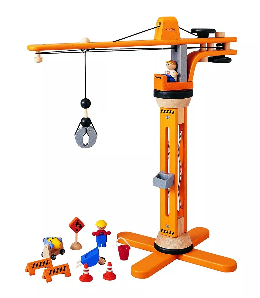 PlanToys Set z žerjavom