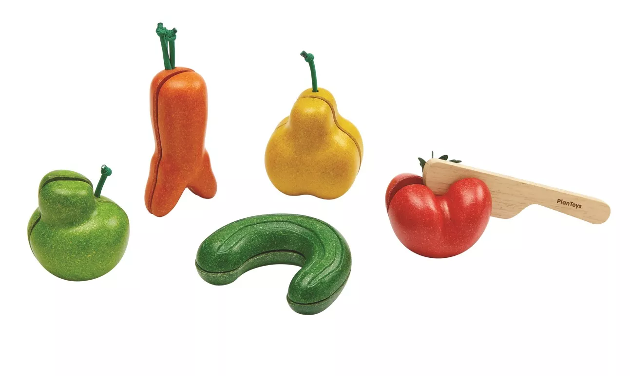 PlanToys Krivo sadje in zelenjava