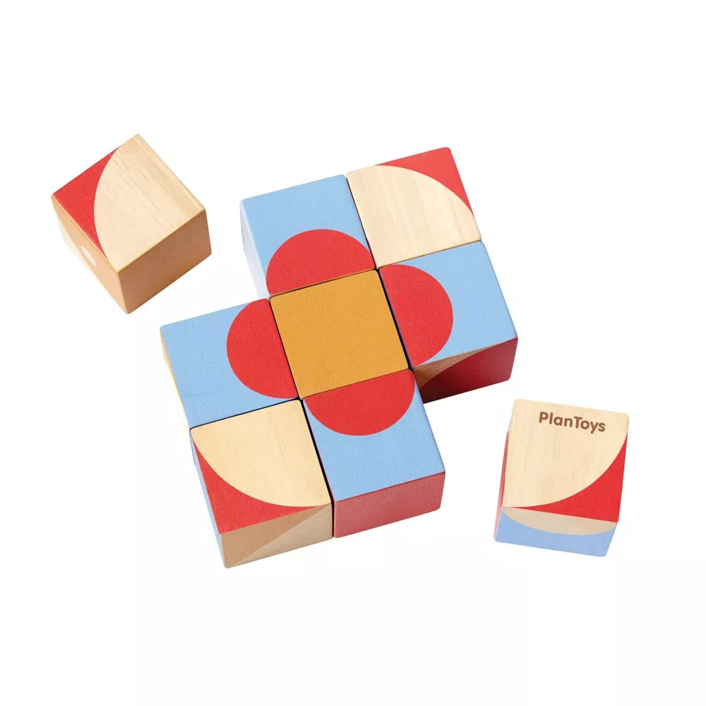 PlanToys Otroške kocke s slikami