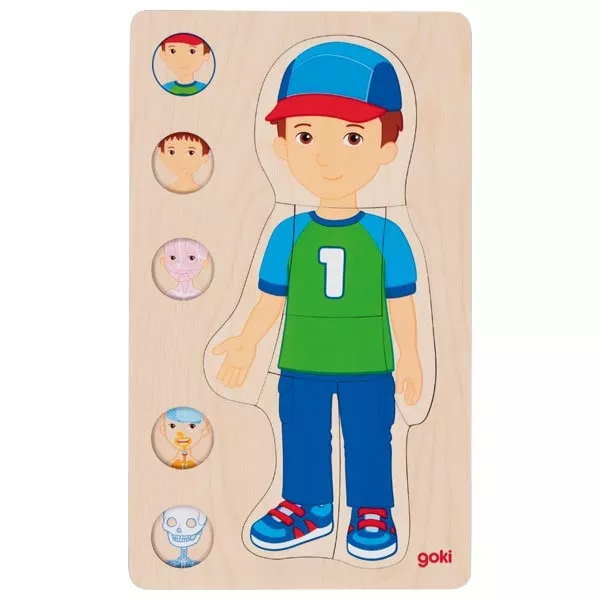 Goki Plastenke puzzle fant