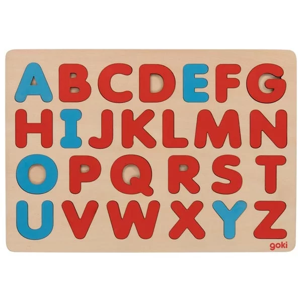 Goki Puzzle Abeceda - navdihnjeno z Montessori