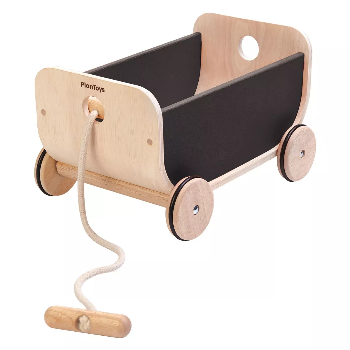 PlanToys Voziček - črn