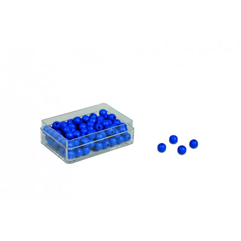 Moyo Montessori 100 kosov modrih kroglic