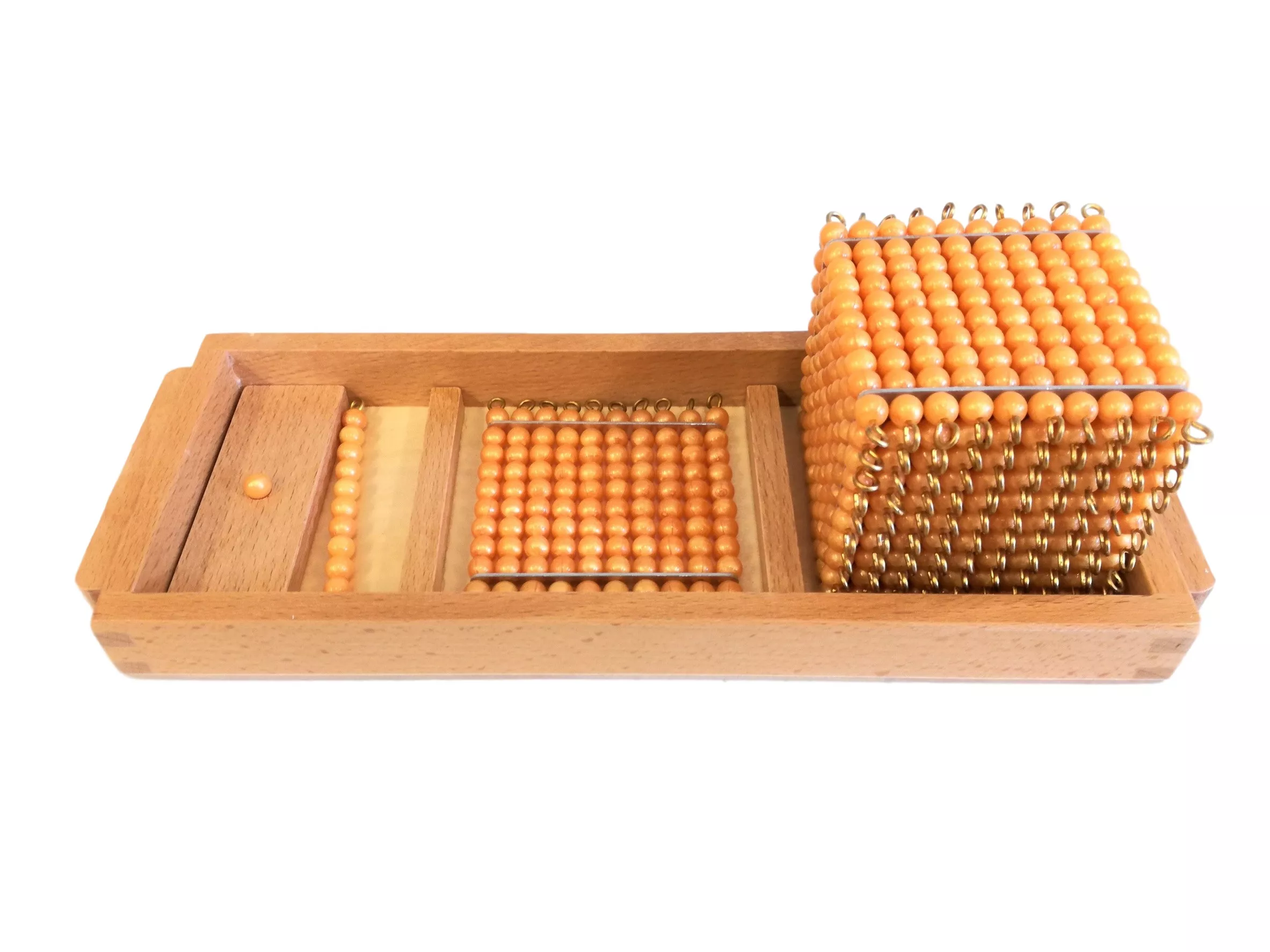 Moyo Montessori Uvodni pladenj za biserni material