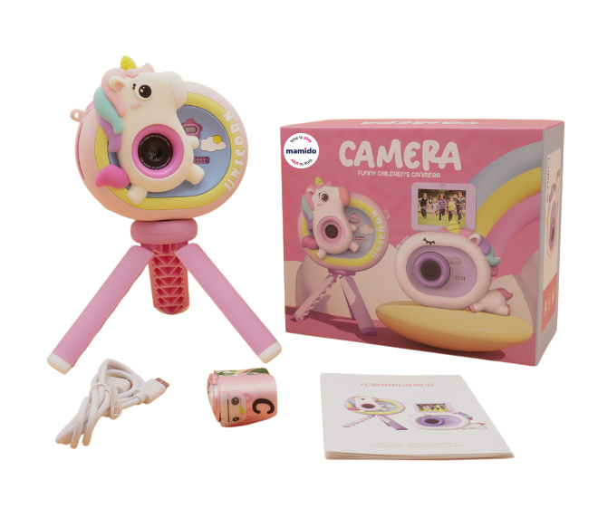 Ustvarjalni otroški fotoaparat samorog Rainbow Unicorn MT1402