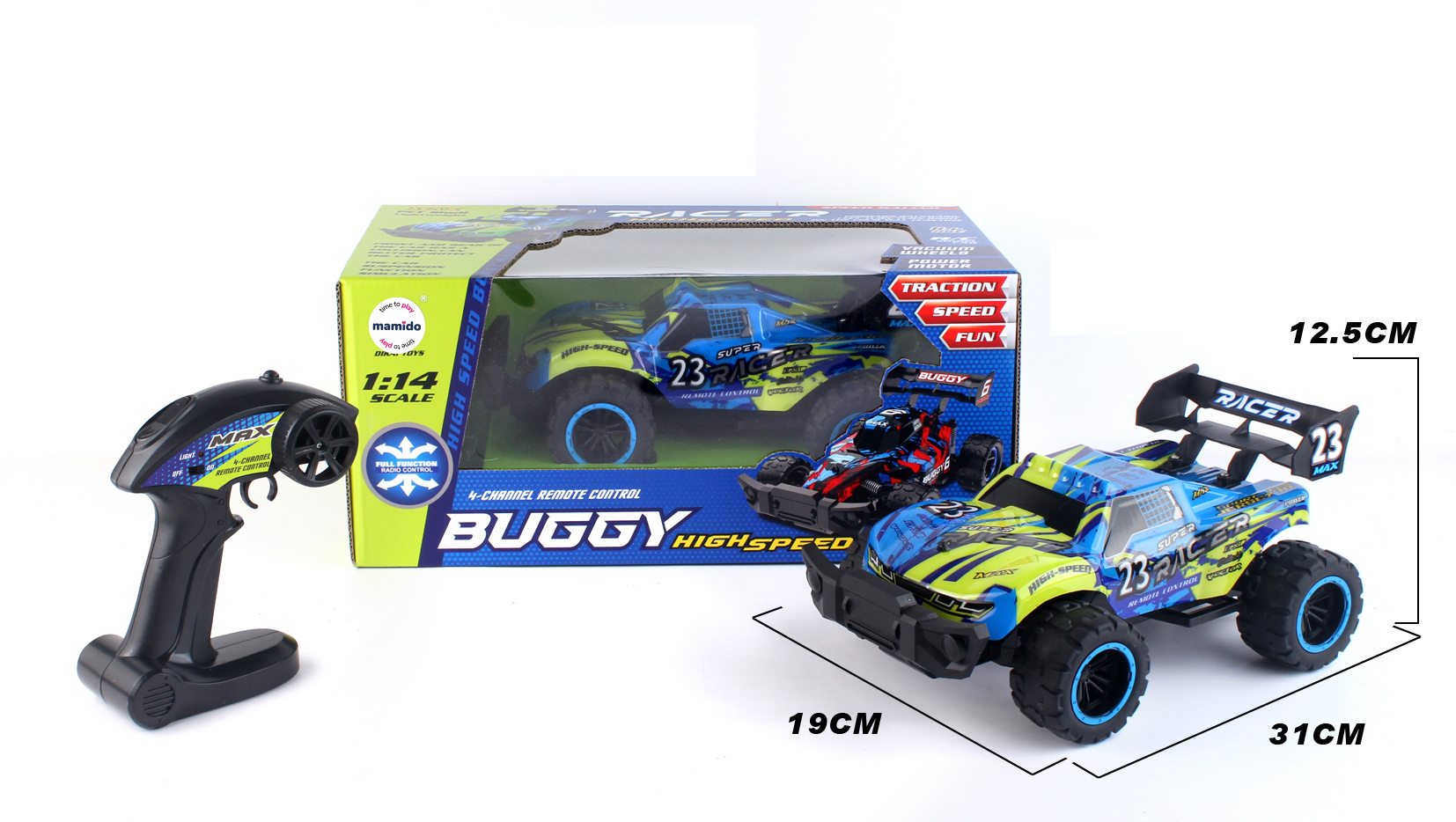 Daljinsko voden avtomobil Buggy 1:14 s hitrostjo do 15 km/h