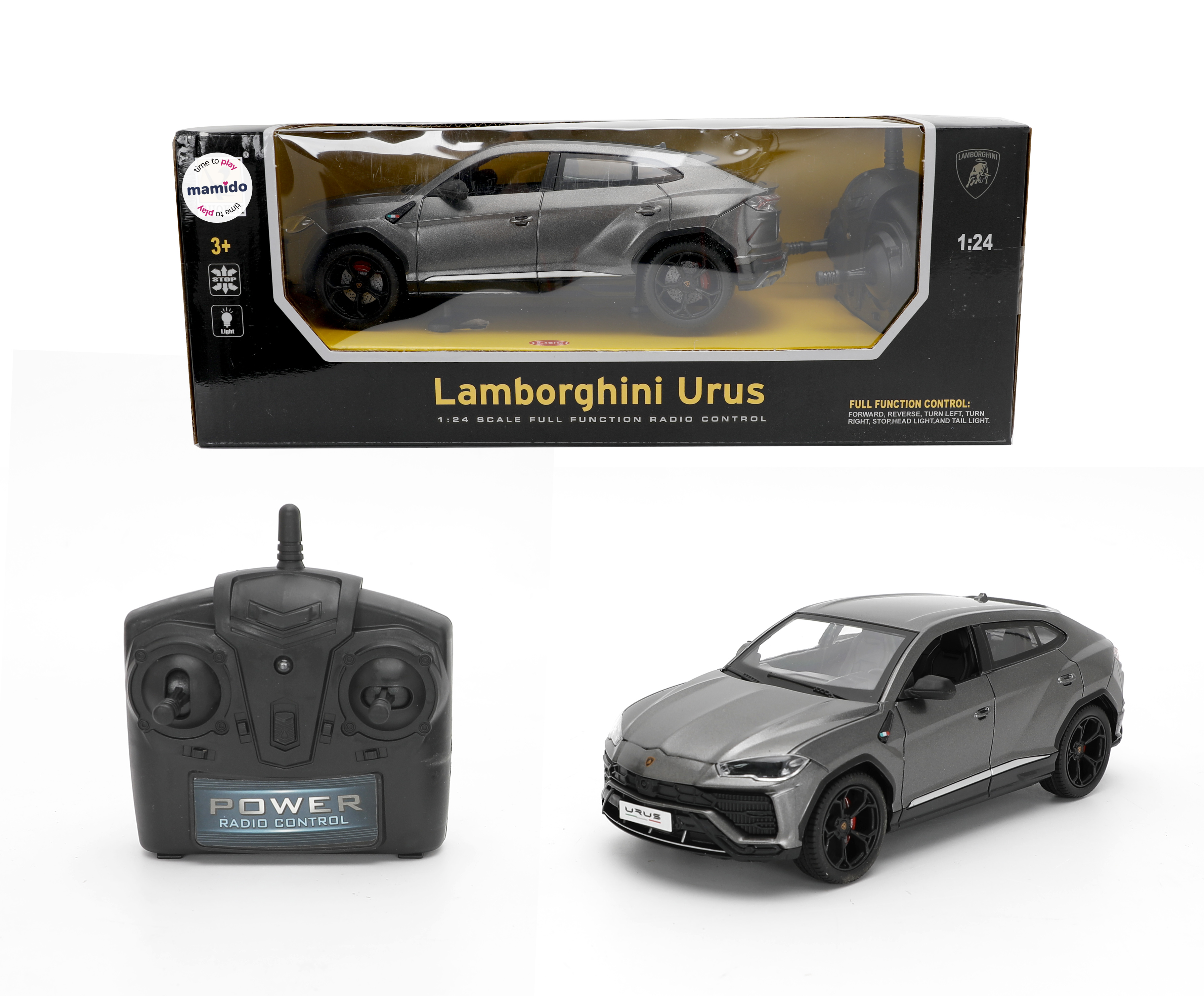 Avto na daljinsko upravljanje R/C Lamborghini Urus 1:24 siv MT1330