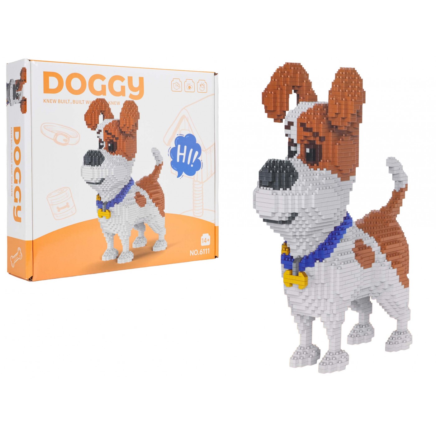 Kocke kuža Jack Russell 1930 delov
