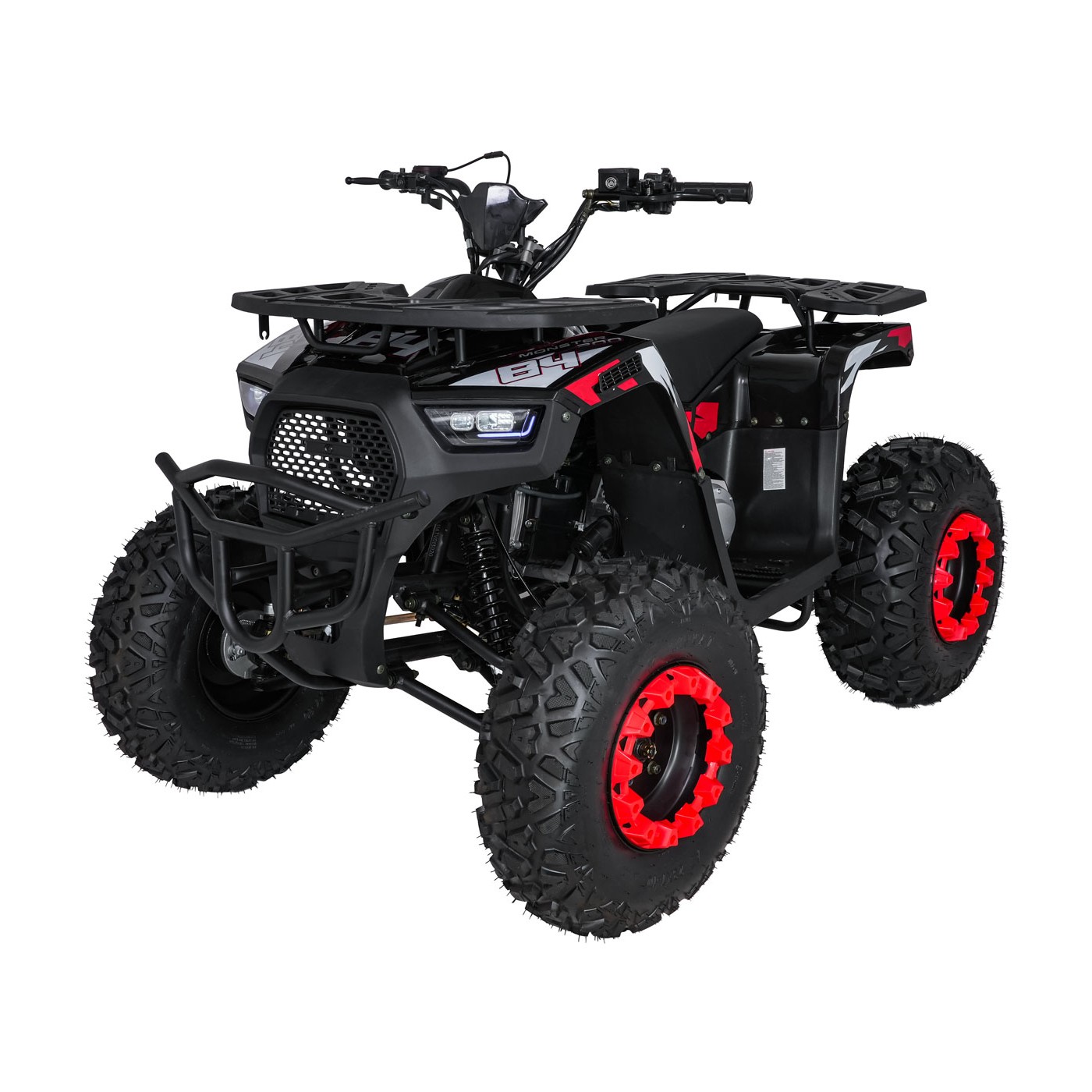 Otroški bencinski štirikolesnik RamiGO MONSTER 200CC črno-rdeč
