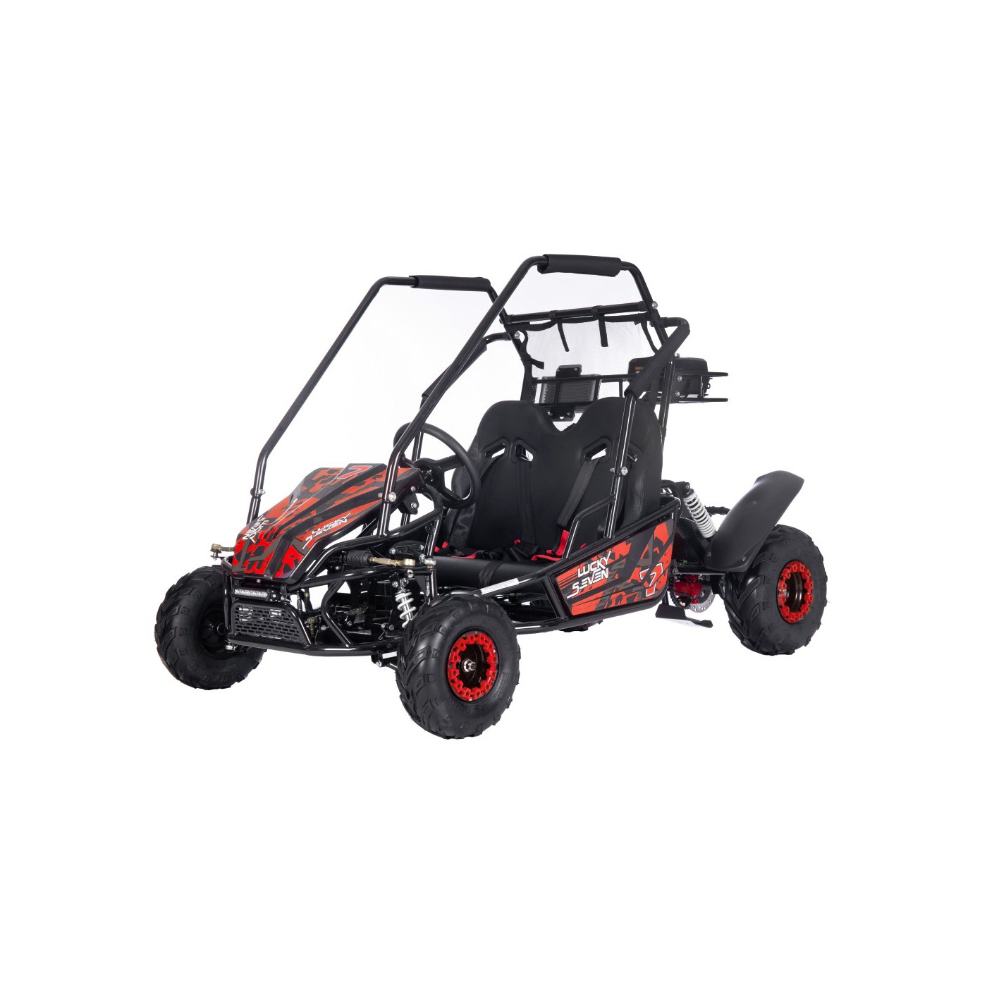 Otroški bencinski avtomobil Buggy LUCKY SEVEN LIFT 125CC rdeč