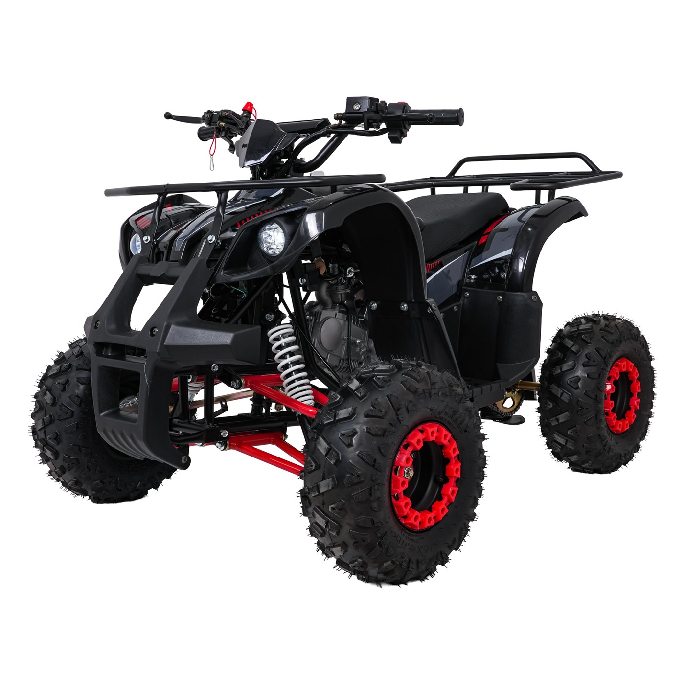 Otroški bencinski štirikolesnik RamiGO WILDPEAK 110CC črno-rdeč