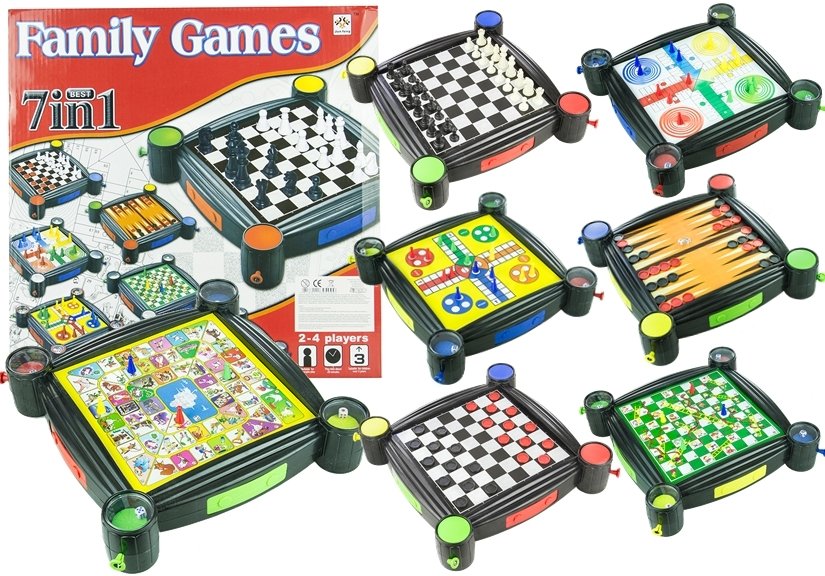Set namiznih iger 7v1