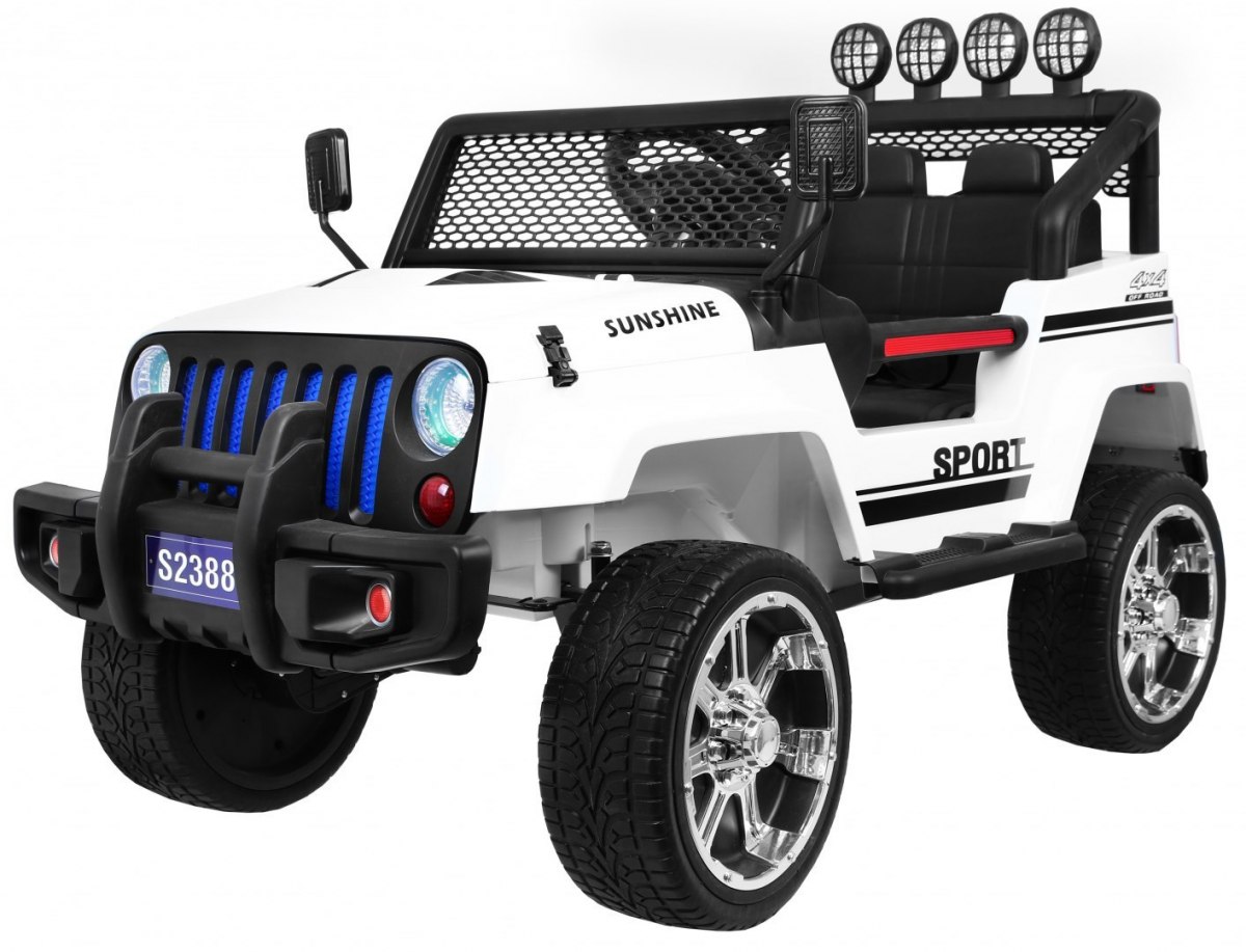 Avto na akumulator Jeep Raptor 4x4 bel