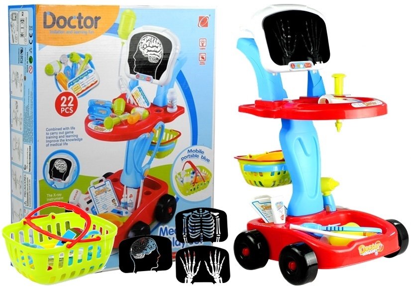 Medicinski voziček z opremo