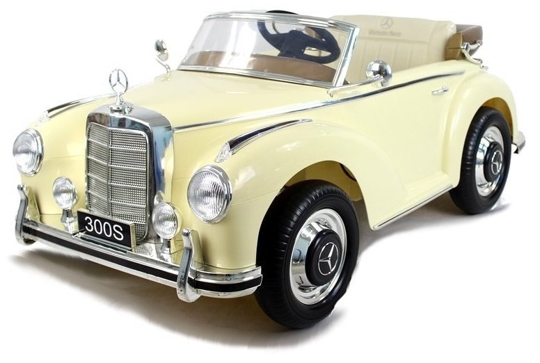 Avto na akumulator Mercedes Benz 300S bež
