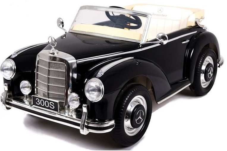 Avto na akumulator Mercedes Benz 300S lakiran črn
