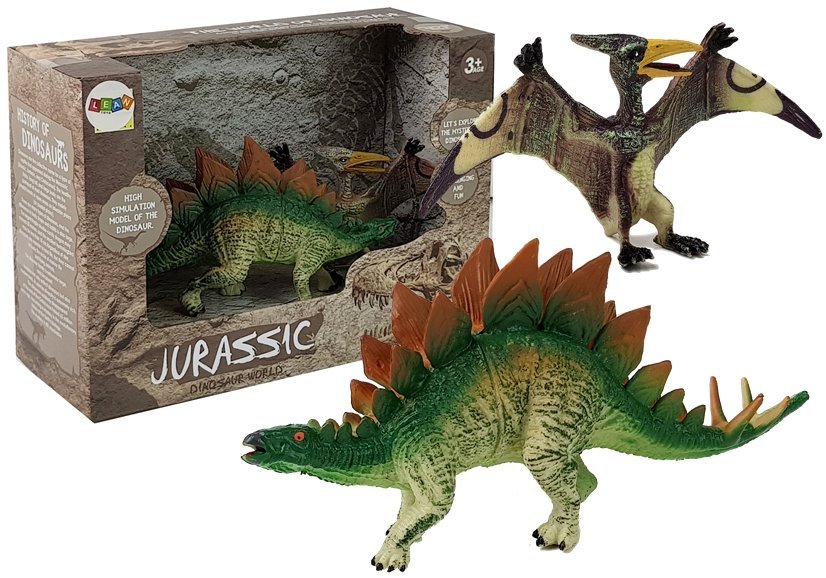 Komplet dinozavrov - Stegosaver in Pteranodon