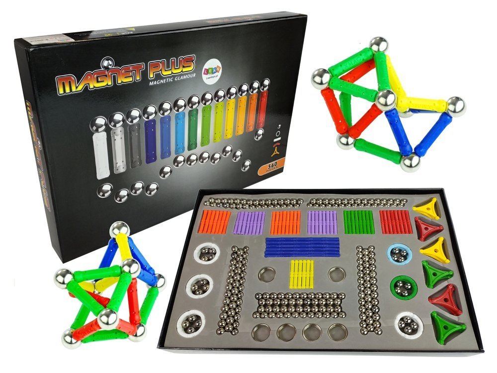 Magnetne kocke Magnastix 560 delov
