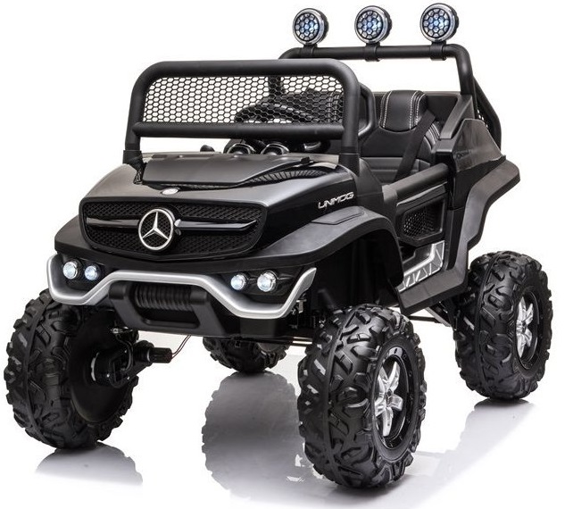 Avto na akumulator Mercedes-Benz Unimog S 4x4 črn