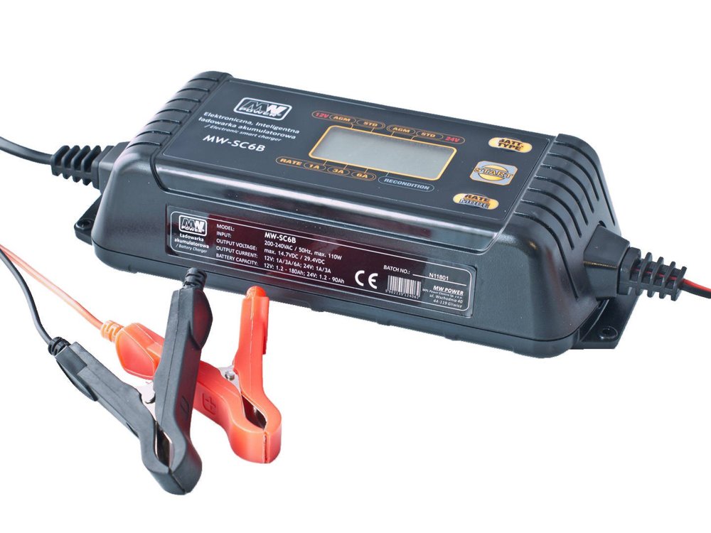 Inteligentni polnilec za gelne in svinčene akumulatorje 12V / 24V