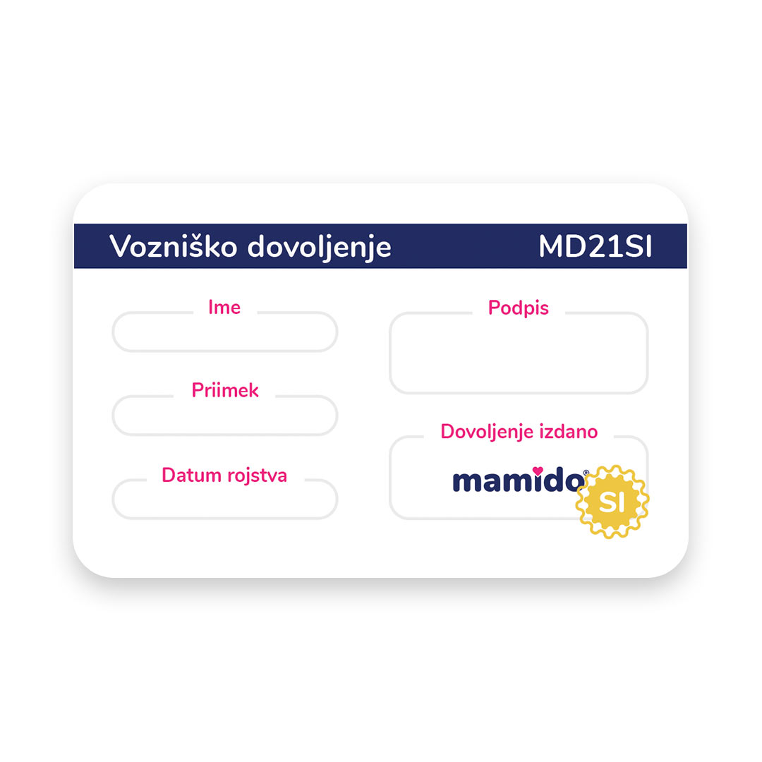 Moje prvo vozniško dovoljenje