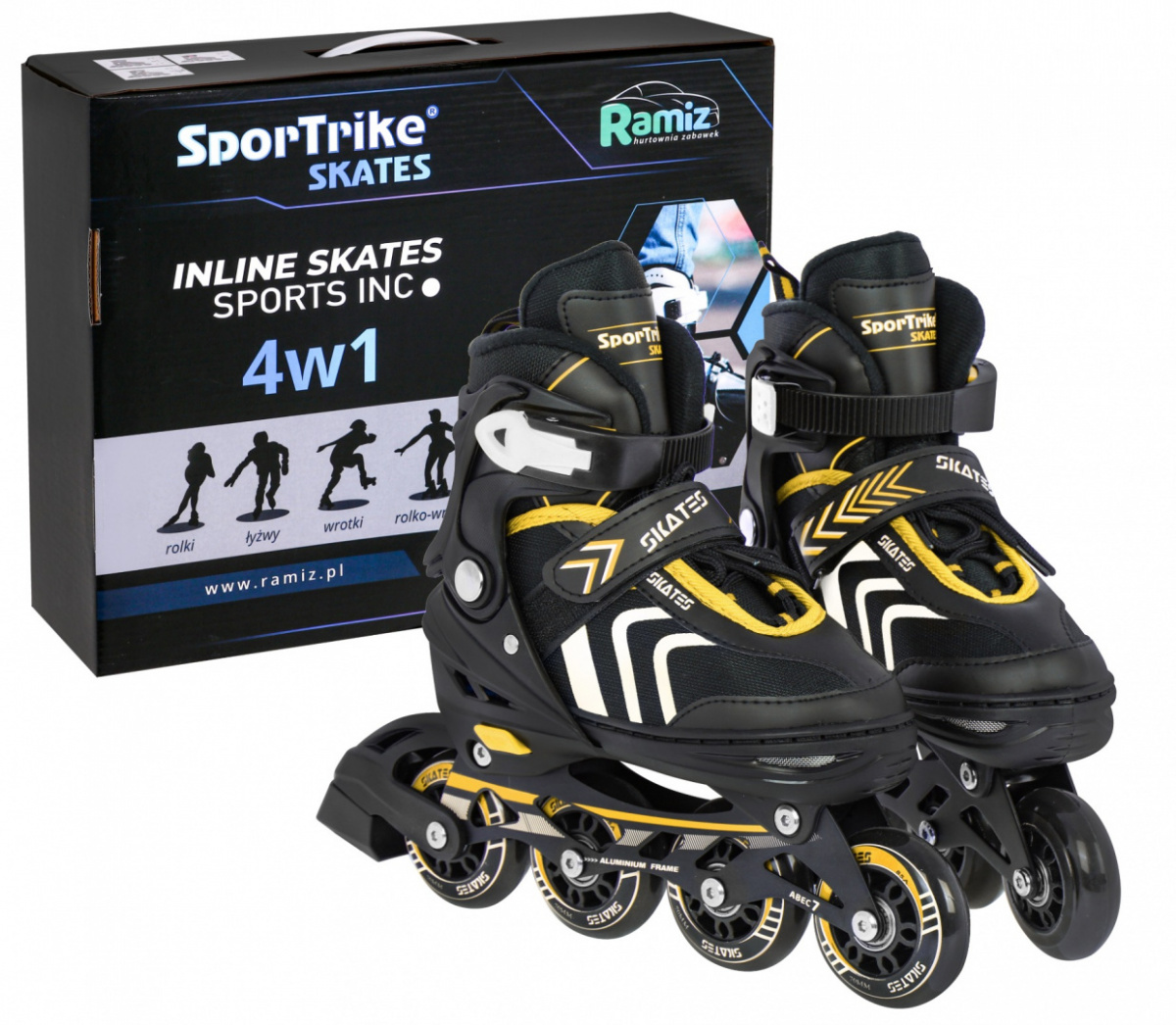 Kotalke SportTrike 4v1 rumene 29-33