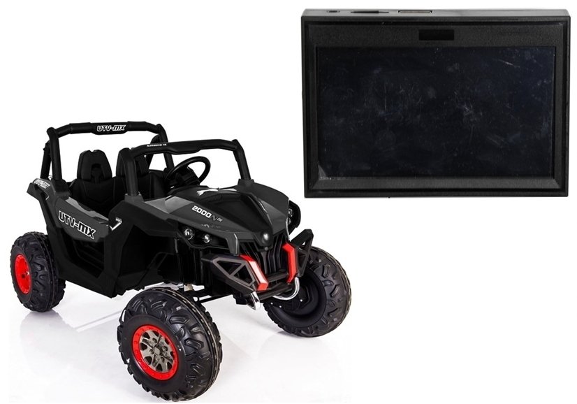 Glasbeni LCD panel za avto na akumulator UTV-MX XMX603