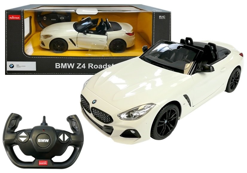 Avto na daljinsko vodenje R/C BMW Z4 Roadster Rastar 1:14 bel