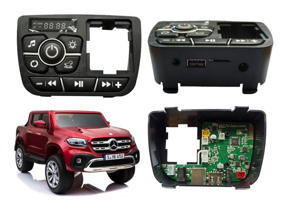 Glasbena plošča za avto na akumulator Mercedes XMX606