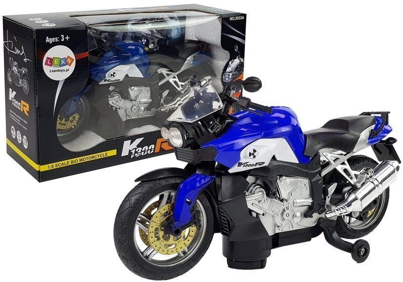 Motorna žaga z zvoki modra