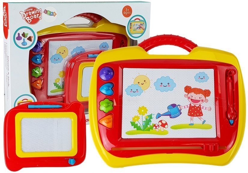 Set magnetnih tabl rdeča rumena
