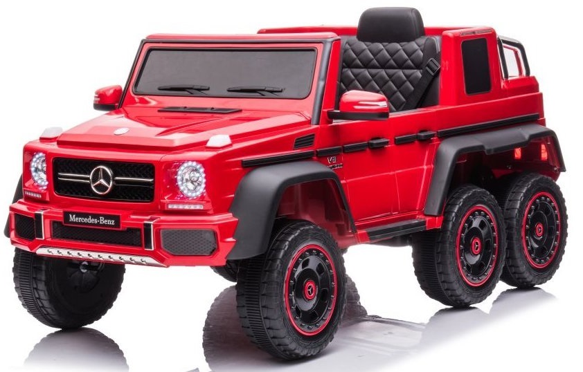 Avto na akumulator Mercedes G63 4x4 rdeč