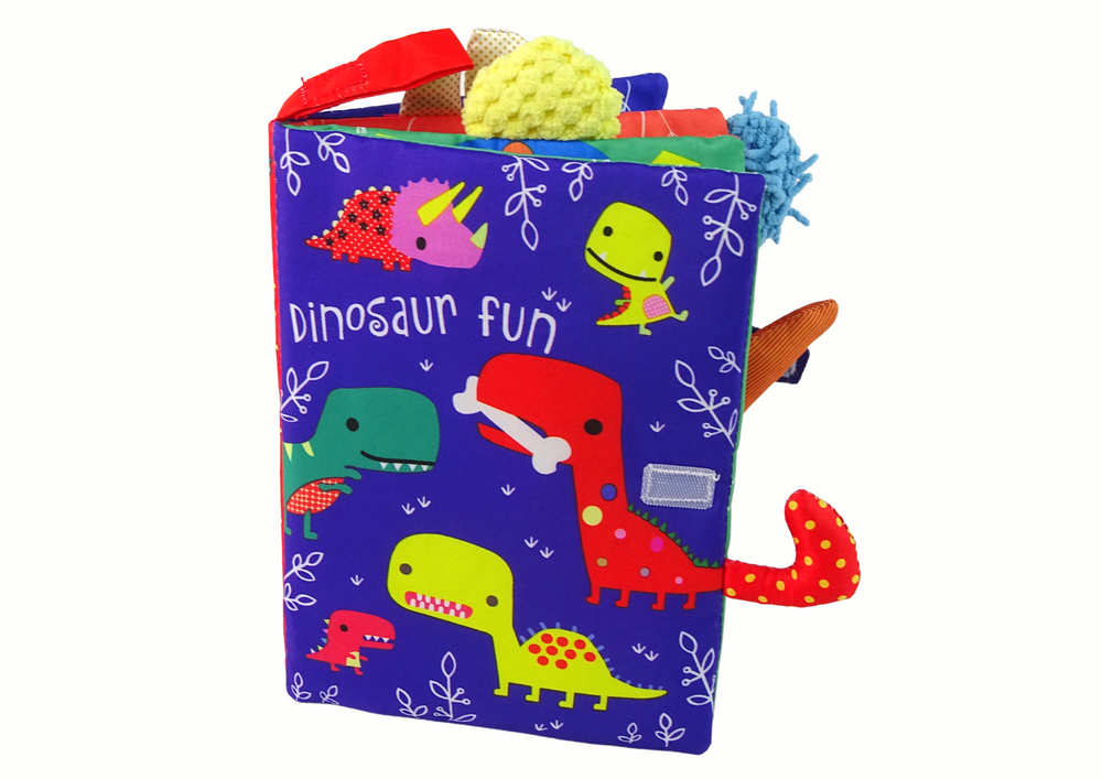 Otroška knjižica iz blaga dinosaur.