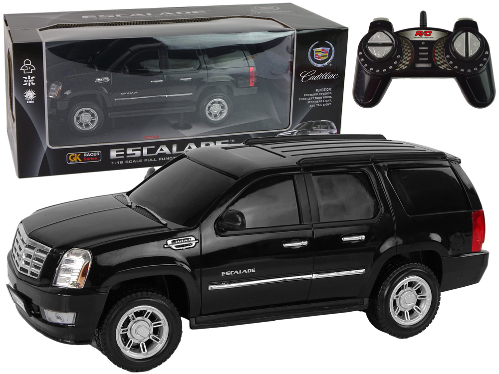 Avto na daljinsko vodenje RC Cadillac Escalade 1:16 črn