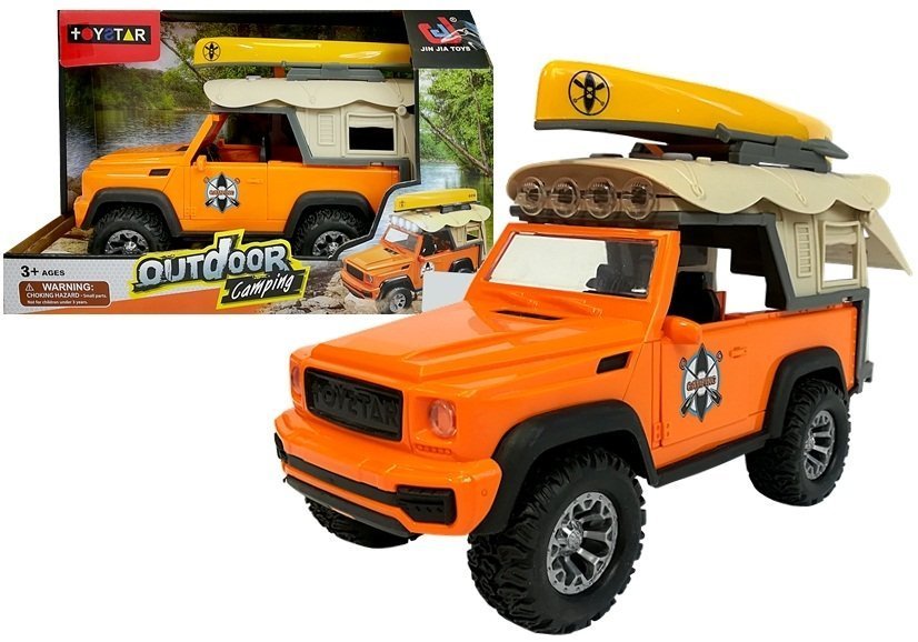 Avtomobilček Jeep kampiranje