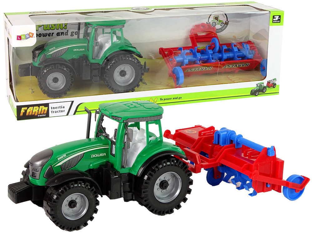 Traktor s plugom na trenje pogon