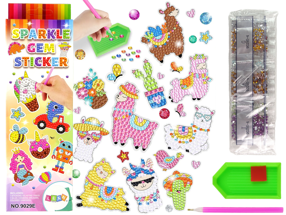 Set diamantnih nalepk lama DIY
