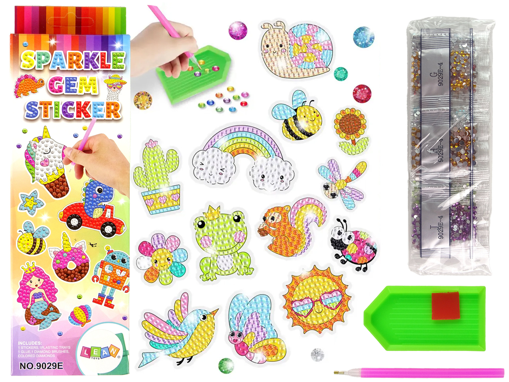 Set diamantnih nalepk vrt DIY