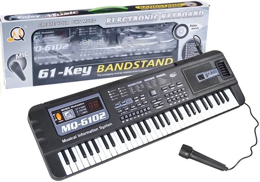 Klavijatura MQ-6102 z mikrofonom 61 tipk