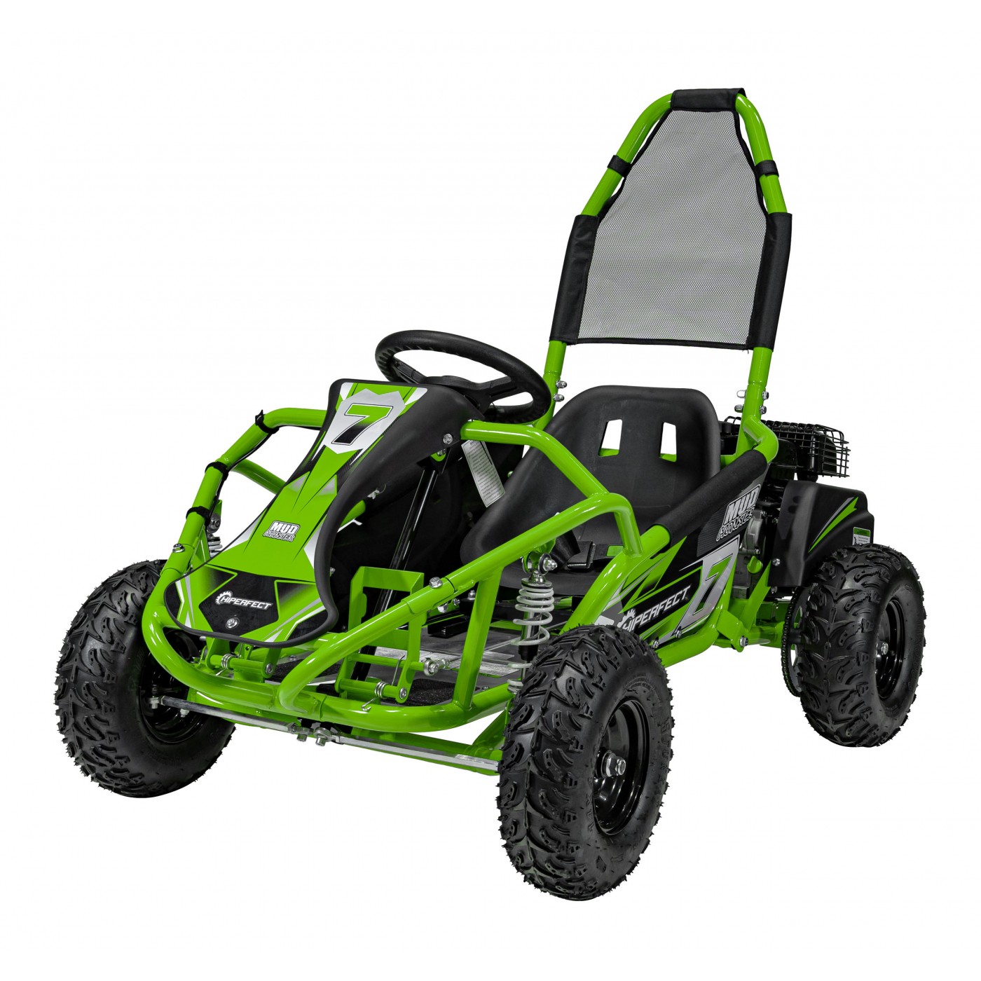 Otroška bencinska gokart MUD MONSTER zelena