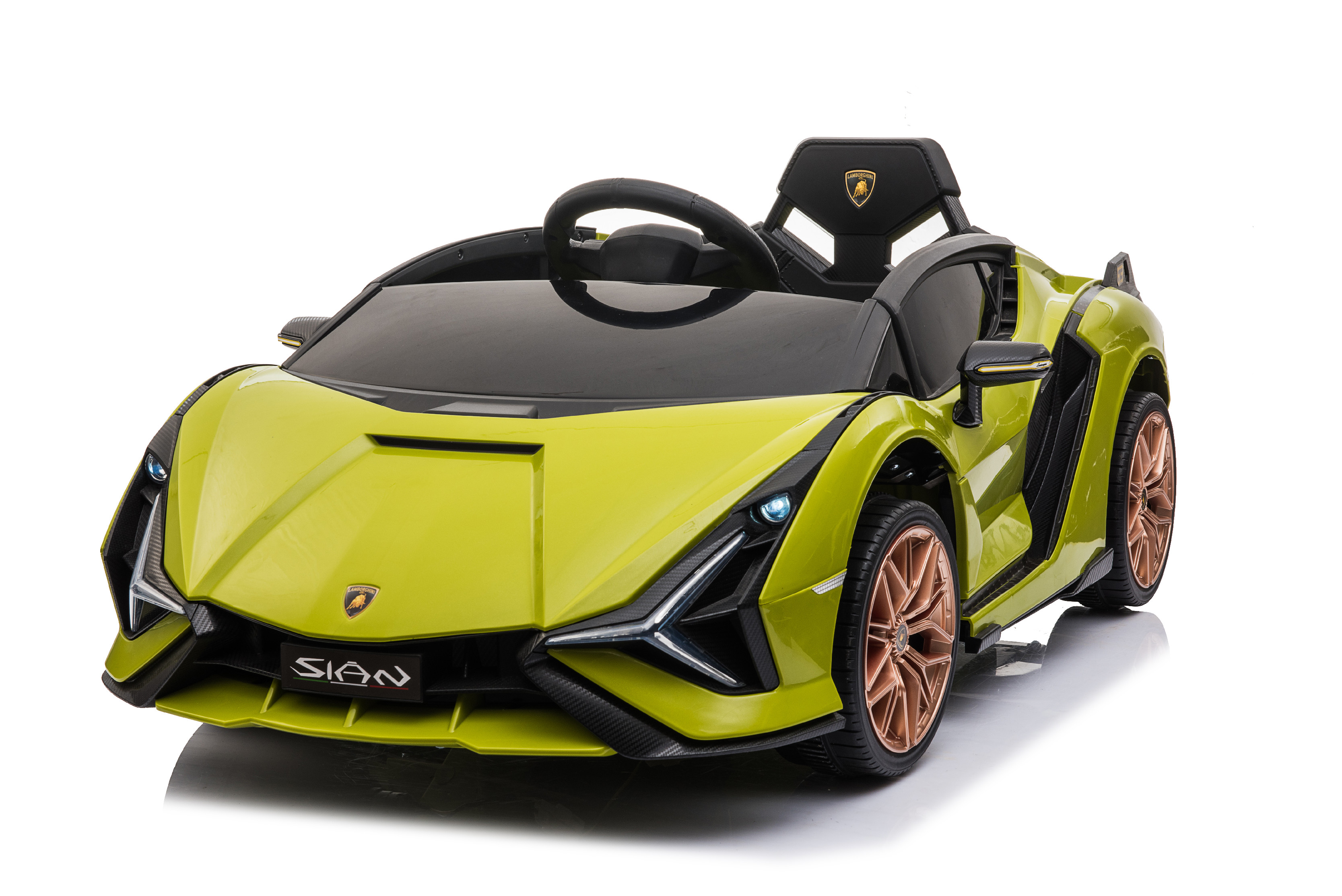 Avto na akumulator Lamborghini Sián zelen