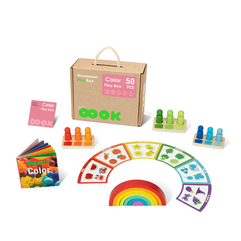 MontessoriColor Box XXL barvna zabava in učenje hkrati