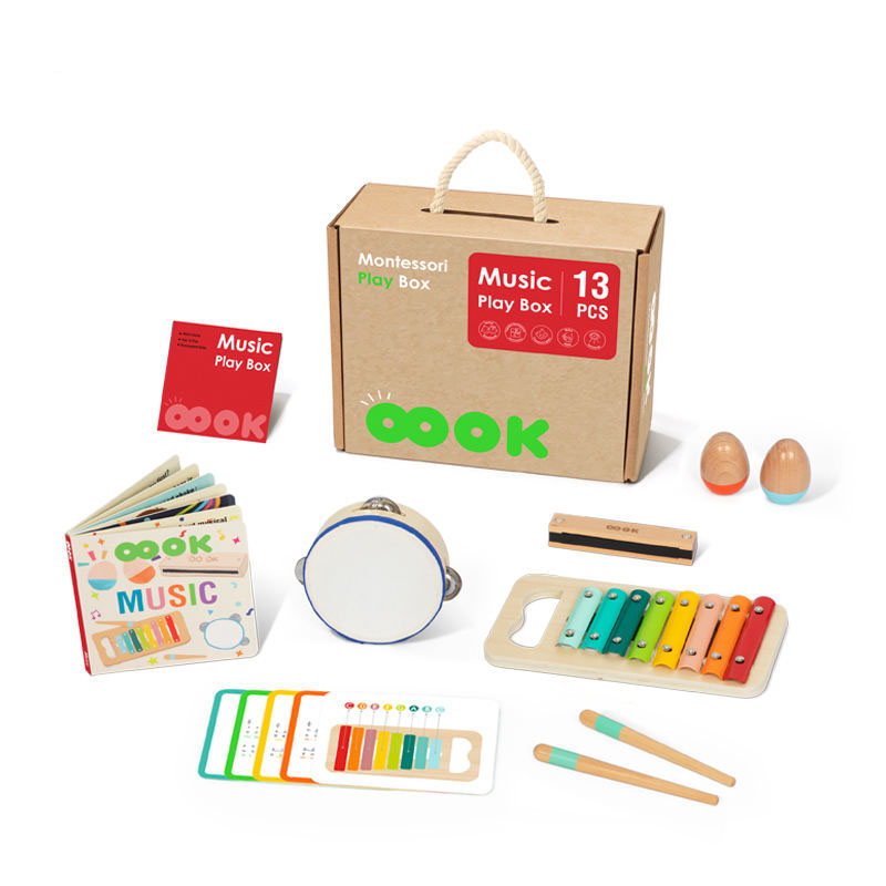 Montessori Glasbena škatla za otroke 1-2 leti